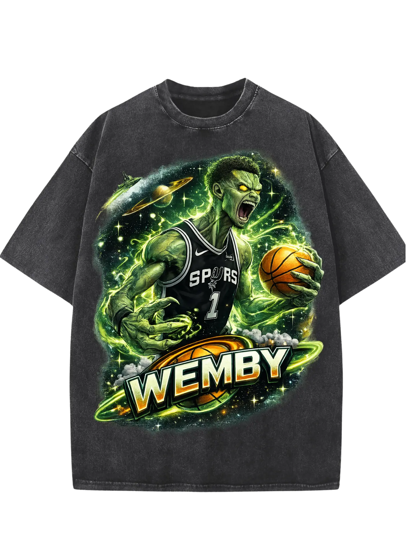 Wemby Cosmic Tee — front