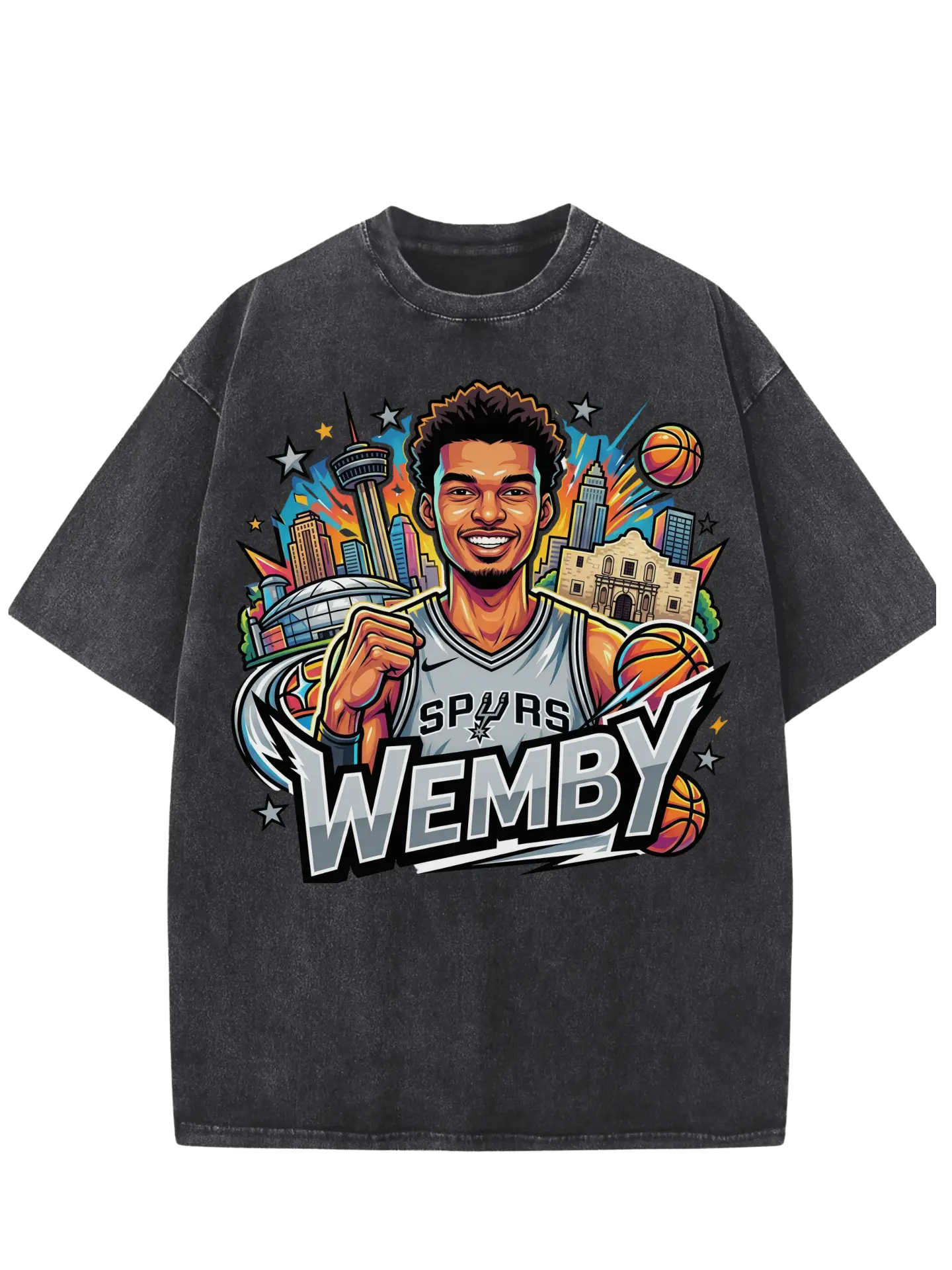 Wemby San Antonio Tee — front