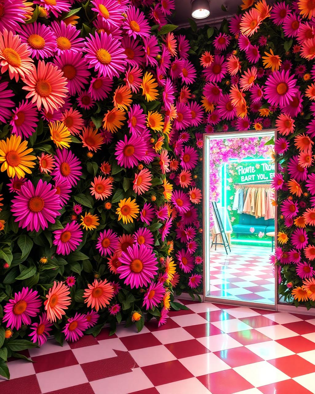 FLOWER DISTRICT room interior